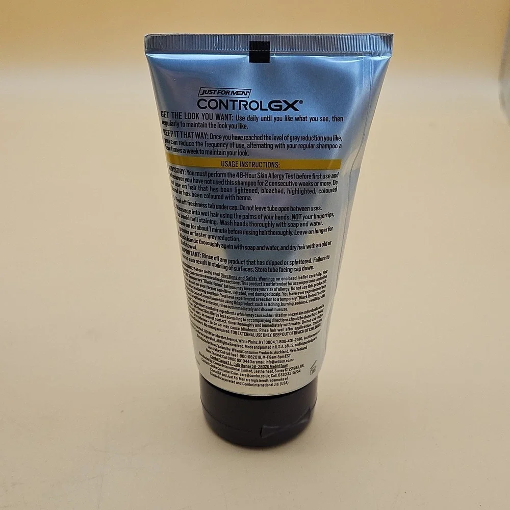 Just For Men Control GX Grey Reducing Shampoo Discontinued 2017 NOS‎ New 5 Oz